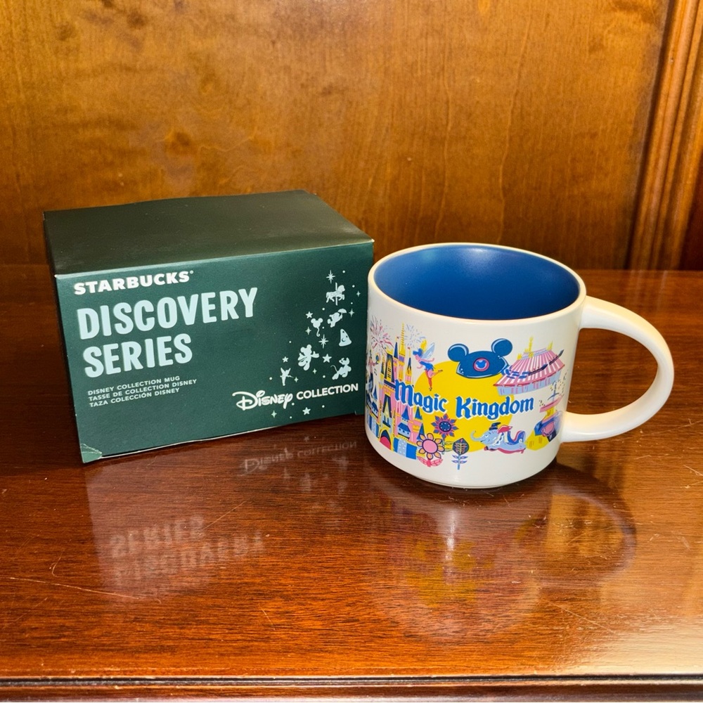 2024 Disney Parks Starbucks Discovery Series Been There Magic Kingdom 14oz Mug